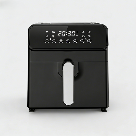 Heißluftfritteuse 6,3 Quart – Airfryer-Backofen-Kombigerät, komplett aus Metall